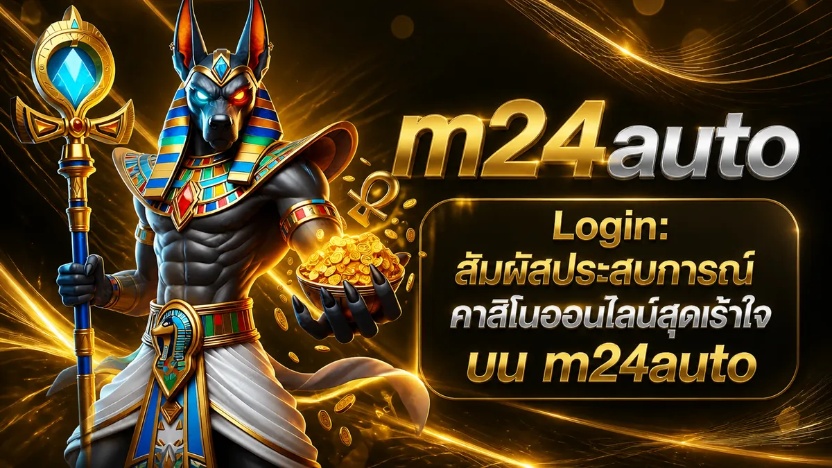 m24auto slot เล่นคุ้ม สนุกสุดมันส์ บนเว็บตรง ล่าสุด 2026